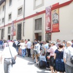 Опашката пред Галея Академия във Флоренция